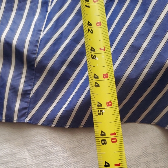 Rebecca Taylor Marseille Resort  Blue and White Ruched Tie Front Maxi Sundress - Picture 6 of 10